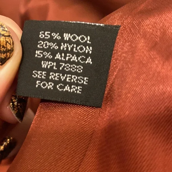 Vintage Wool Anne Klein long coat - Picture 7 of 7